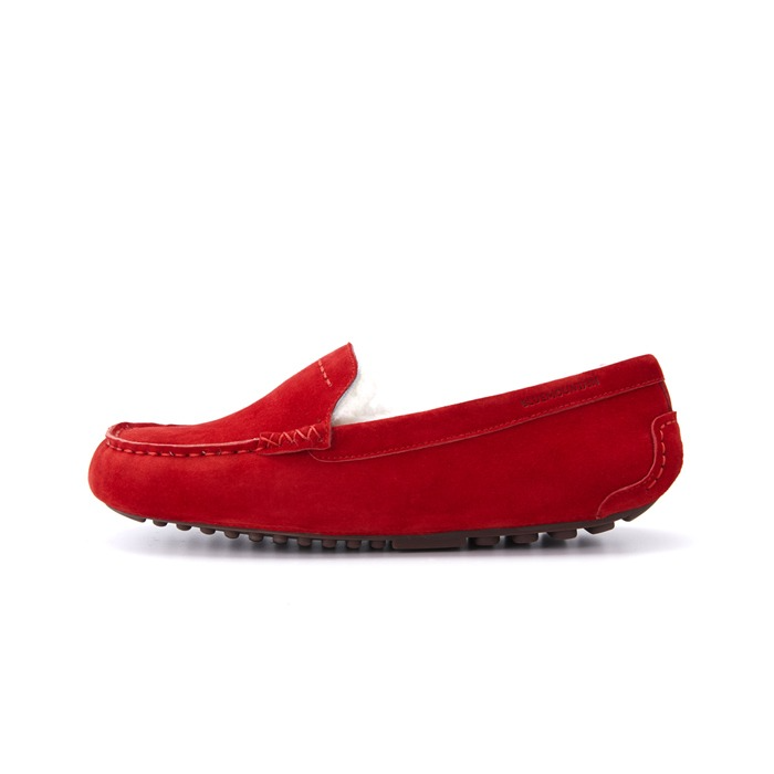 【 OUTLET 】Blue Mountain Ojibe and Wool Loafers Red 064-FSL412OJ