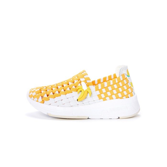 Kids Higher Woven Shoes Yellow